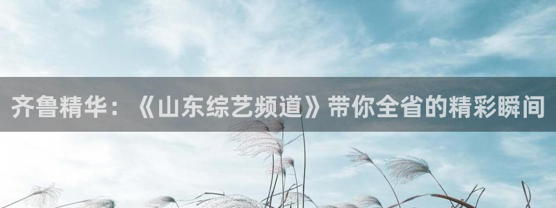 劲爆体育nba今天的比赛视频：齐鲁精华：《山东综艺频道》带你全省的精彩瞬间